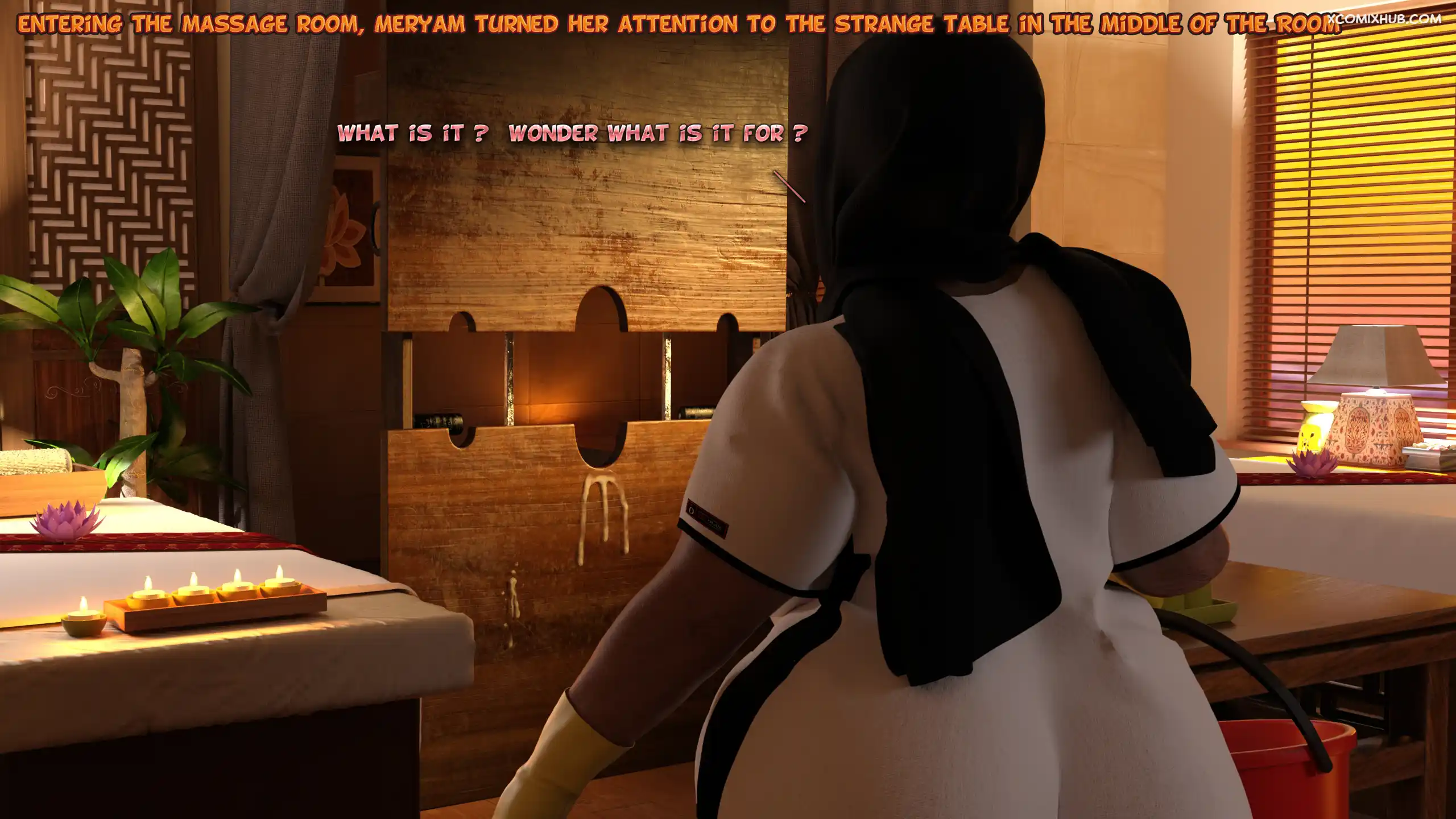 Hijab Amateures Gilf Meriam Spa Realdeal3d 008 Comic Page 8