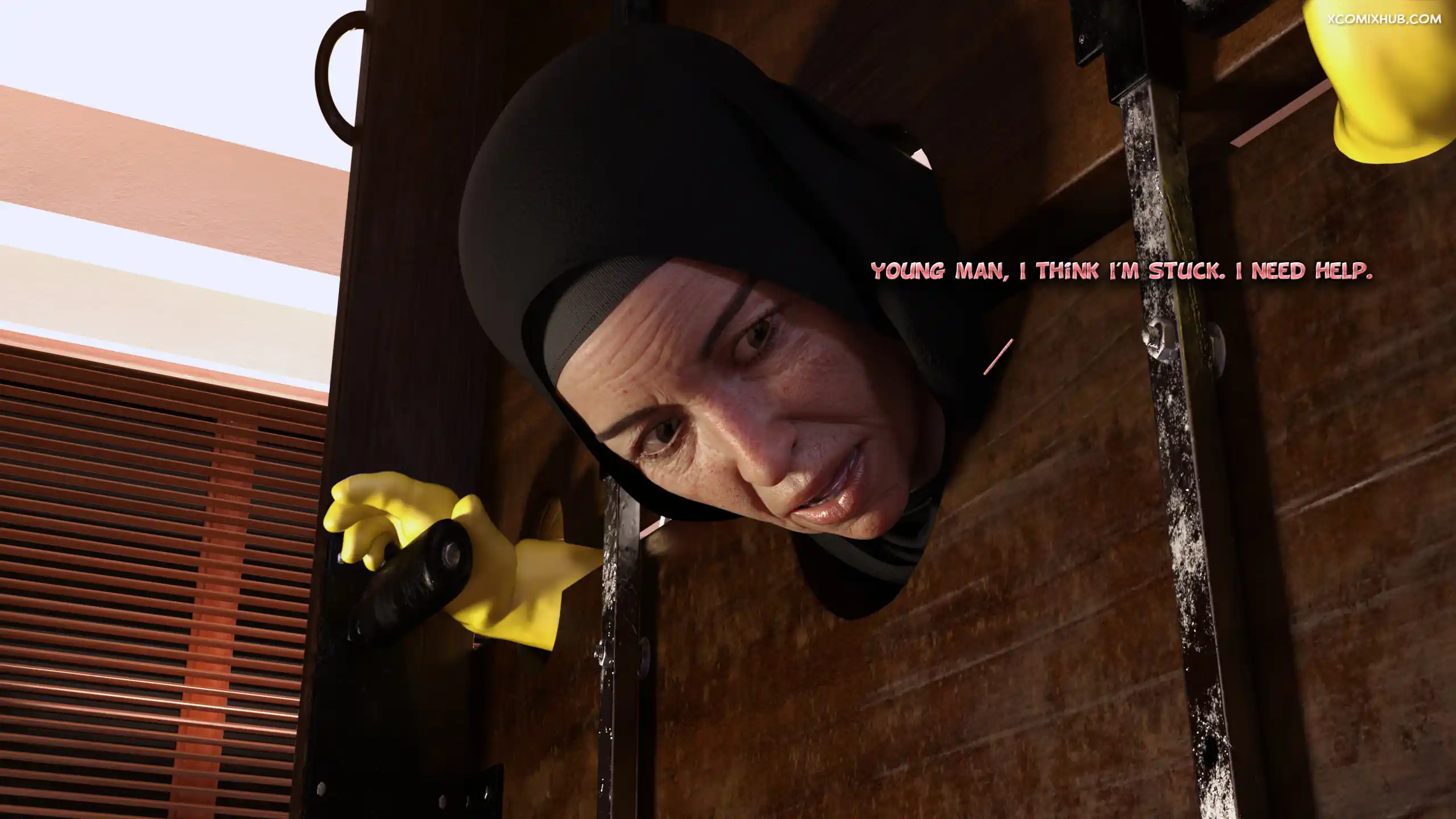 Hijab Amateures Gilf Meriam Spa Realdeal3d 013 Comic Page 13