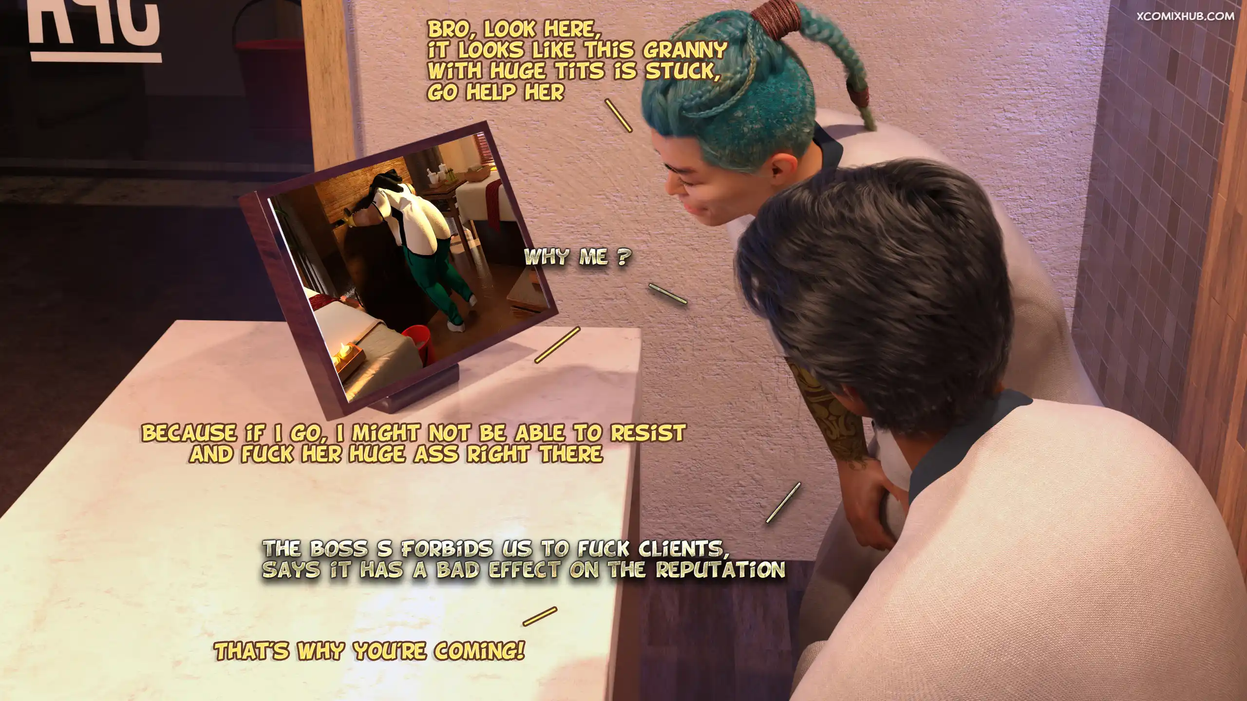 Hijab Amateures Gilf Meriam Spa Realdeal3d 014 Comic Page 14