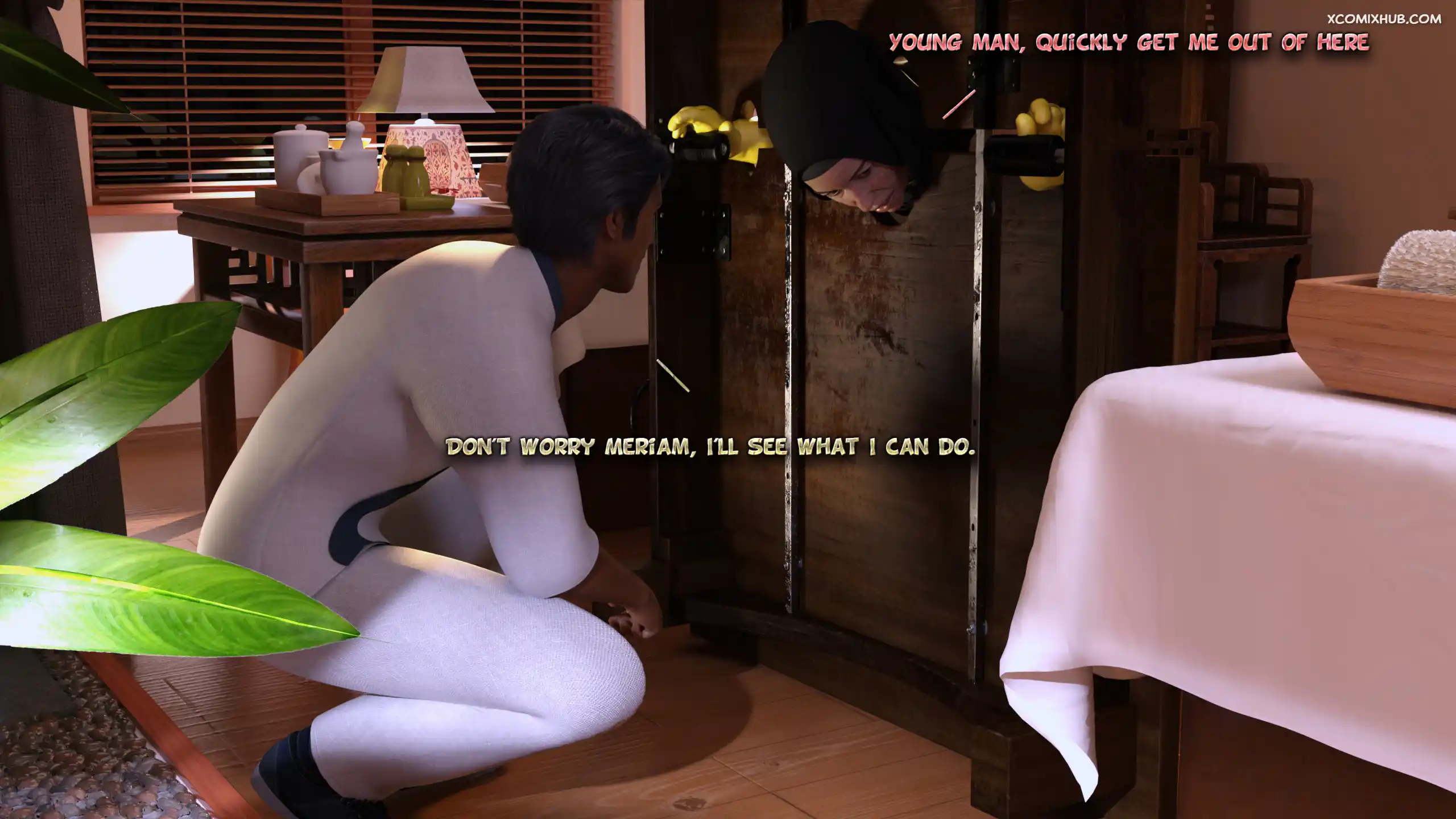 Hijab Amateures Gilf Meriam Spa Realdeal3d 016 Comic Page 16