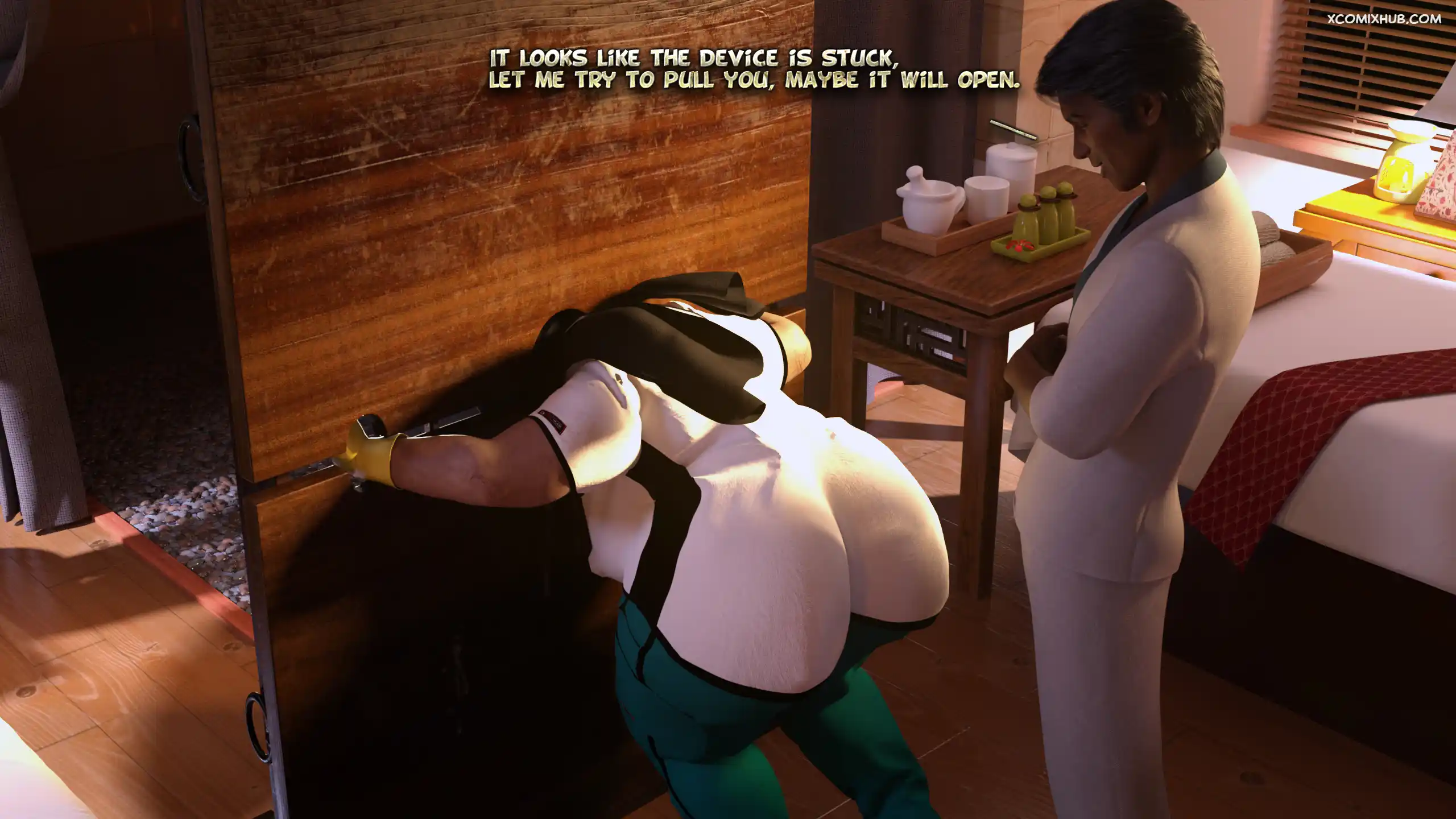 Hijab Amateures Gilf Meriam Spa Realdeal3d 017 Comic Page 17