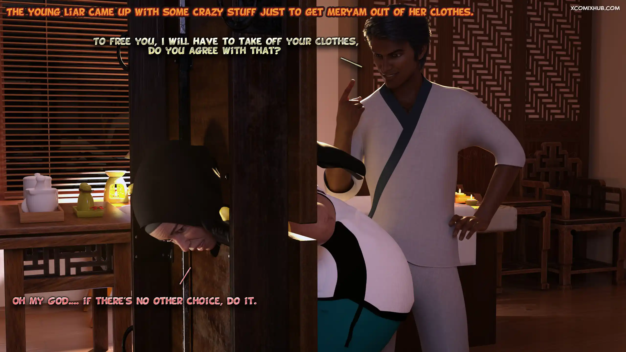 Hijab Amateures Gilf Meriam Spa Realdeal3d 020 Comic Page 20