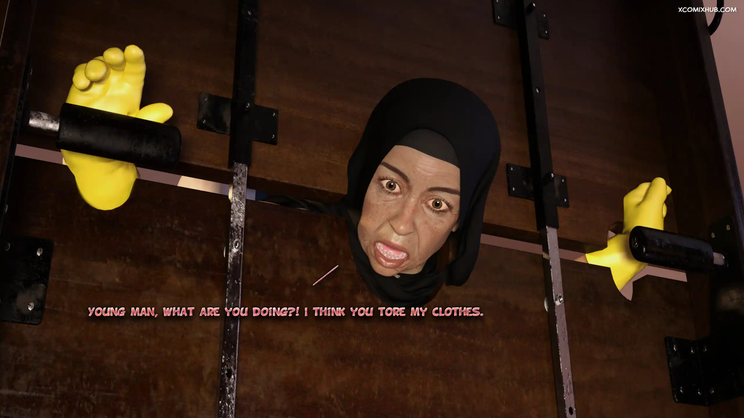 Hijab Amateures Gilf Meriam Spa Realdeal3d 027 Comic Page 27