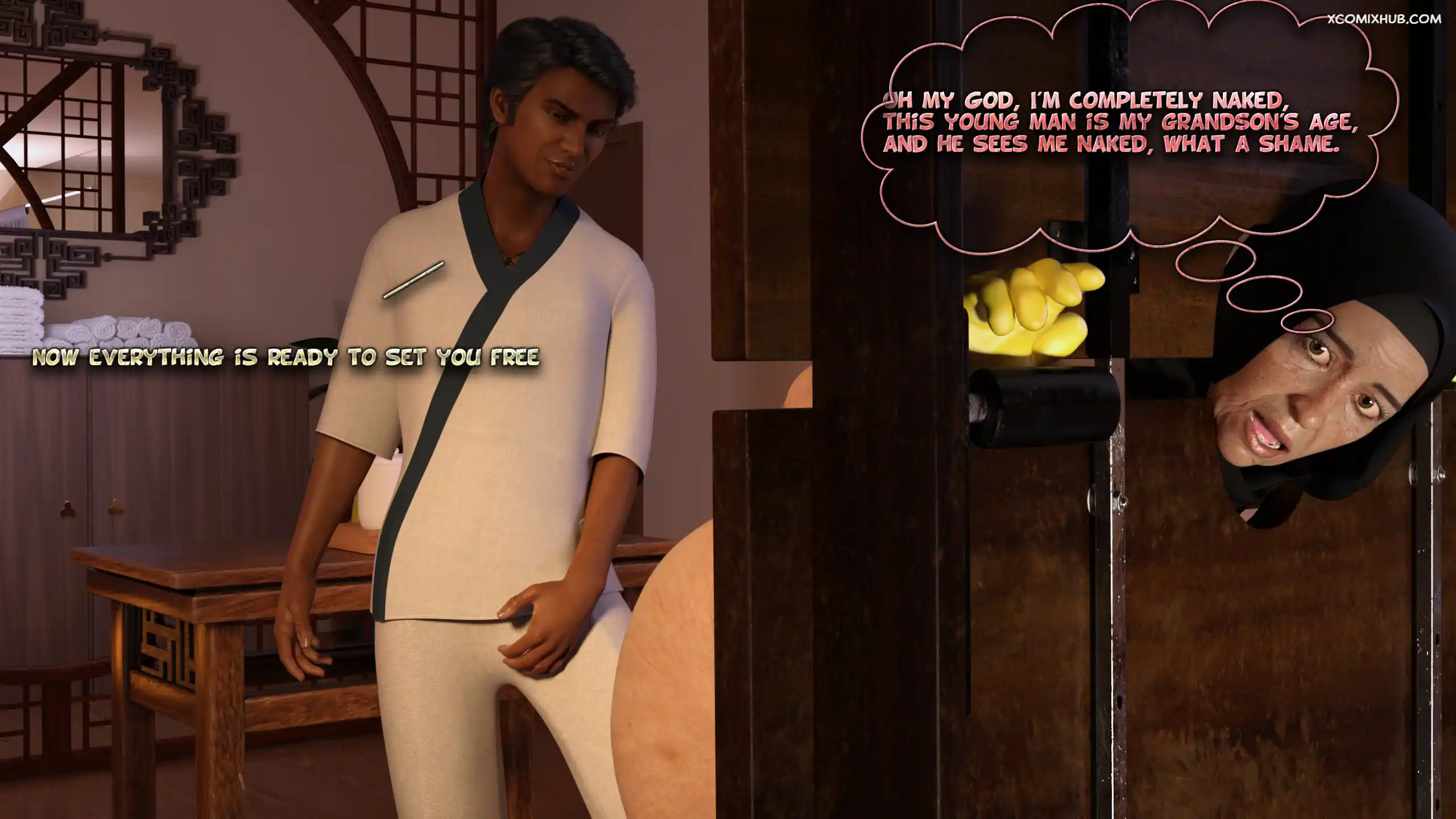 Hijab Amateures Gilf Meriam Spa Realdeal3d 032 Comic Page 32