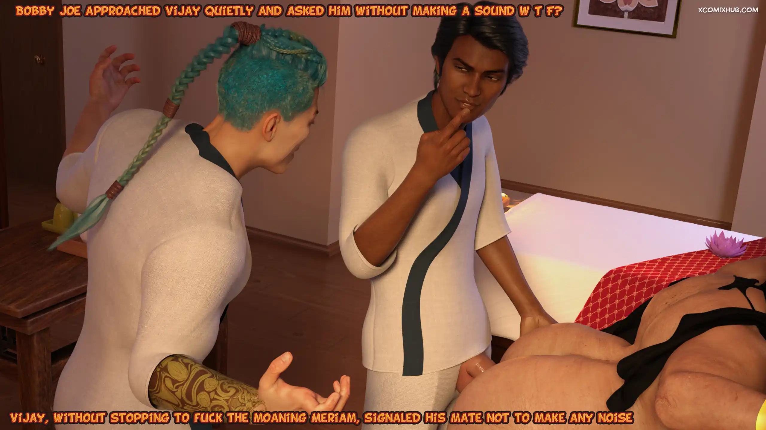 Hijab Amateures Gilf Meriam Spa Realdeal3d 042 Comic Page 42