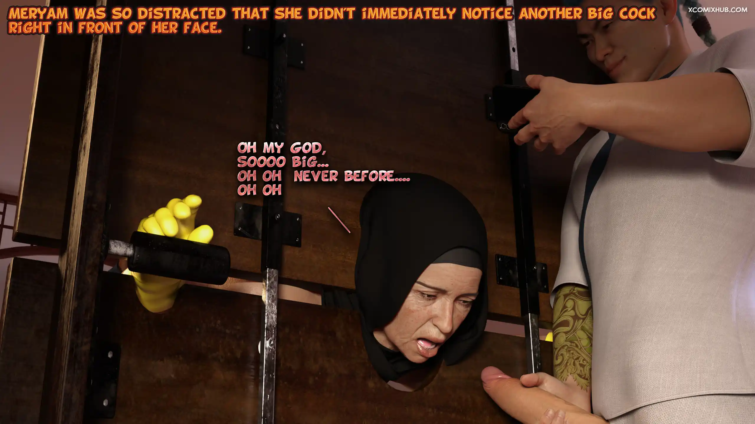 Hijab Amateures Gilf Meriam Spa Realdeal3d 051 Comic Page 51