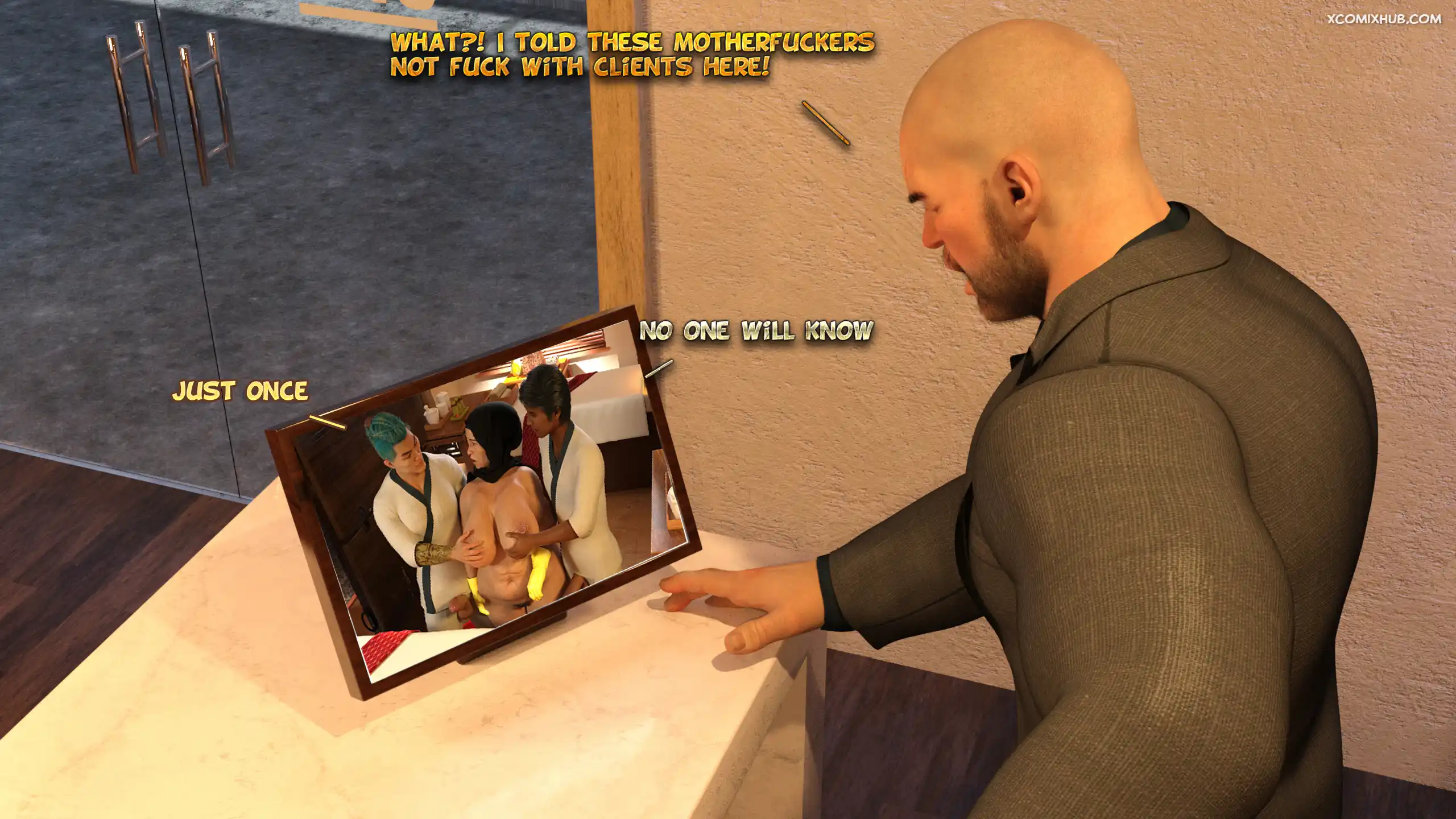 Hijab Amateures Gilf Meriam Spa Realdeal3d 069 Comic Page 69