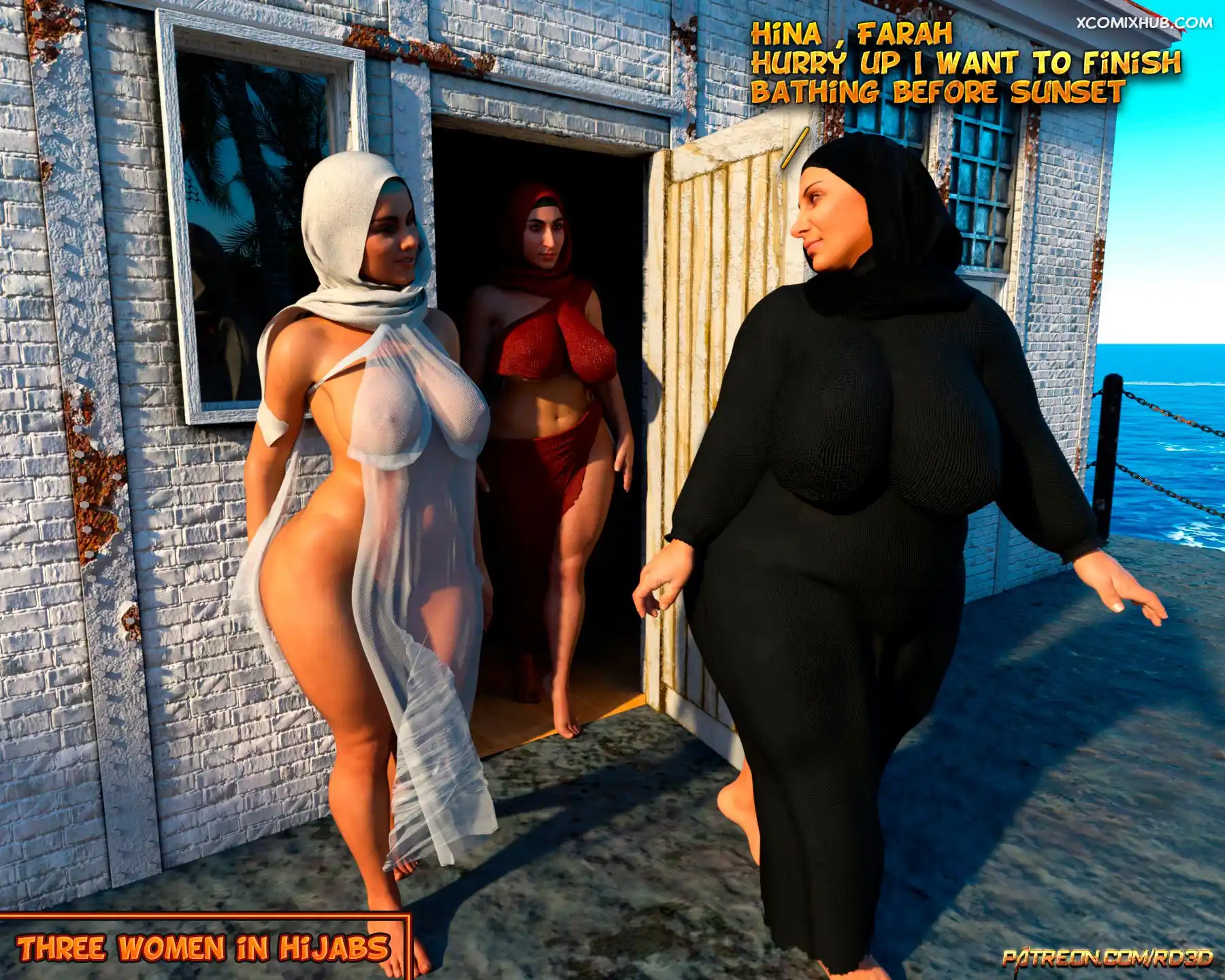 Hijab Amateures Lust Island Realdeal3d 012 Comic Page 12
