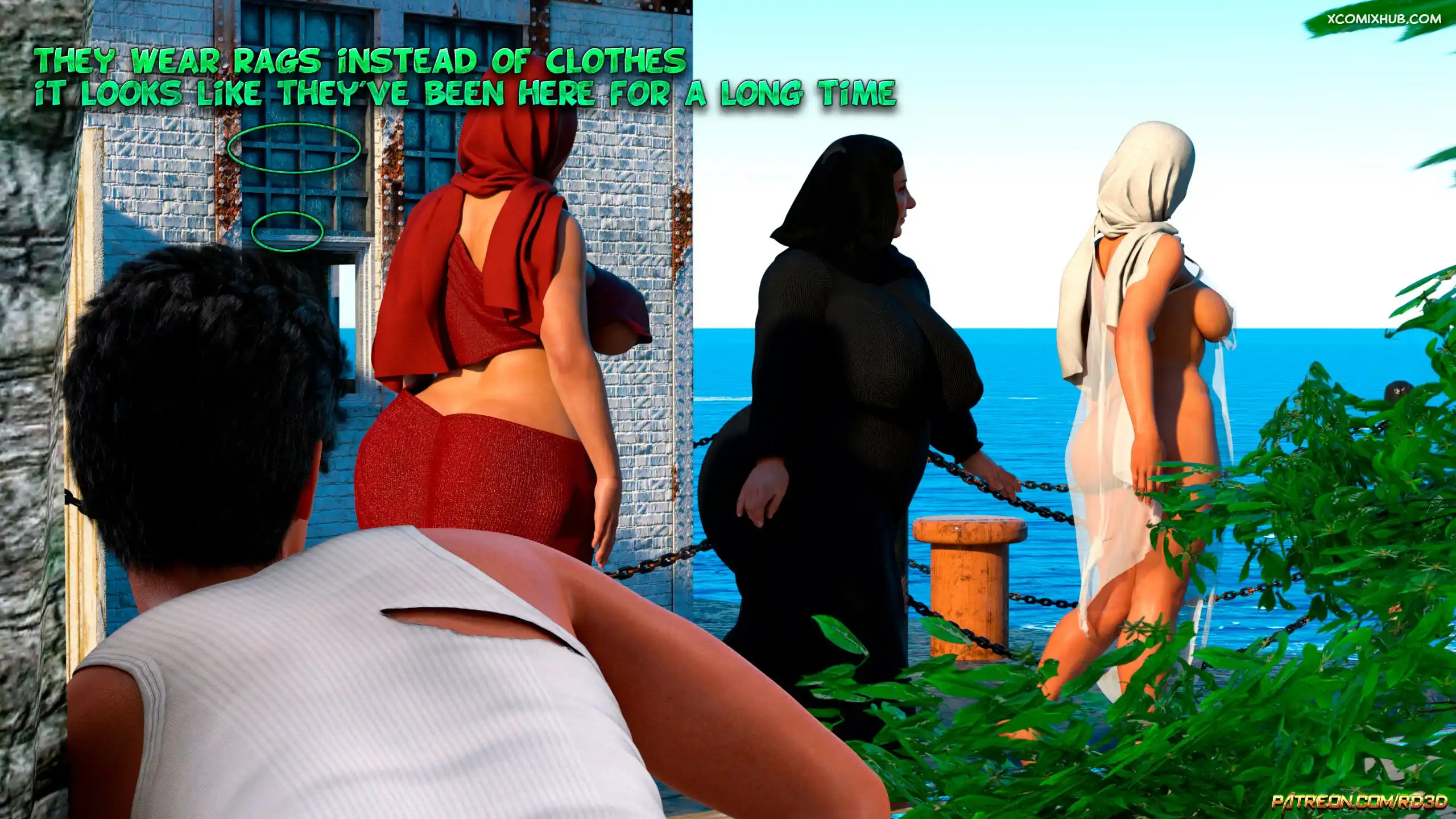 Hijab Amateures Lust Island Realdeal3d 014 Comic Page 14