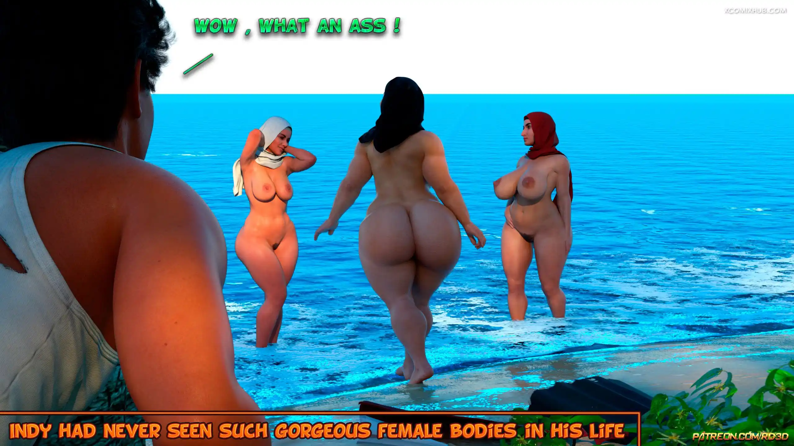 Hijab Amateures Lust Island Realdeal3d 021 Comic Page 21