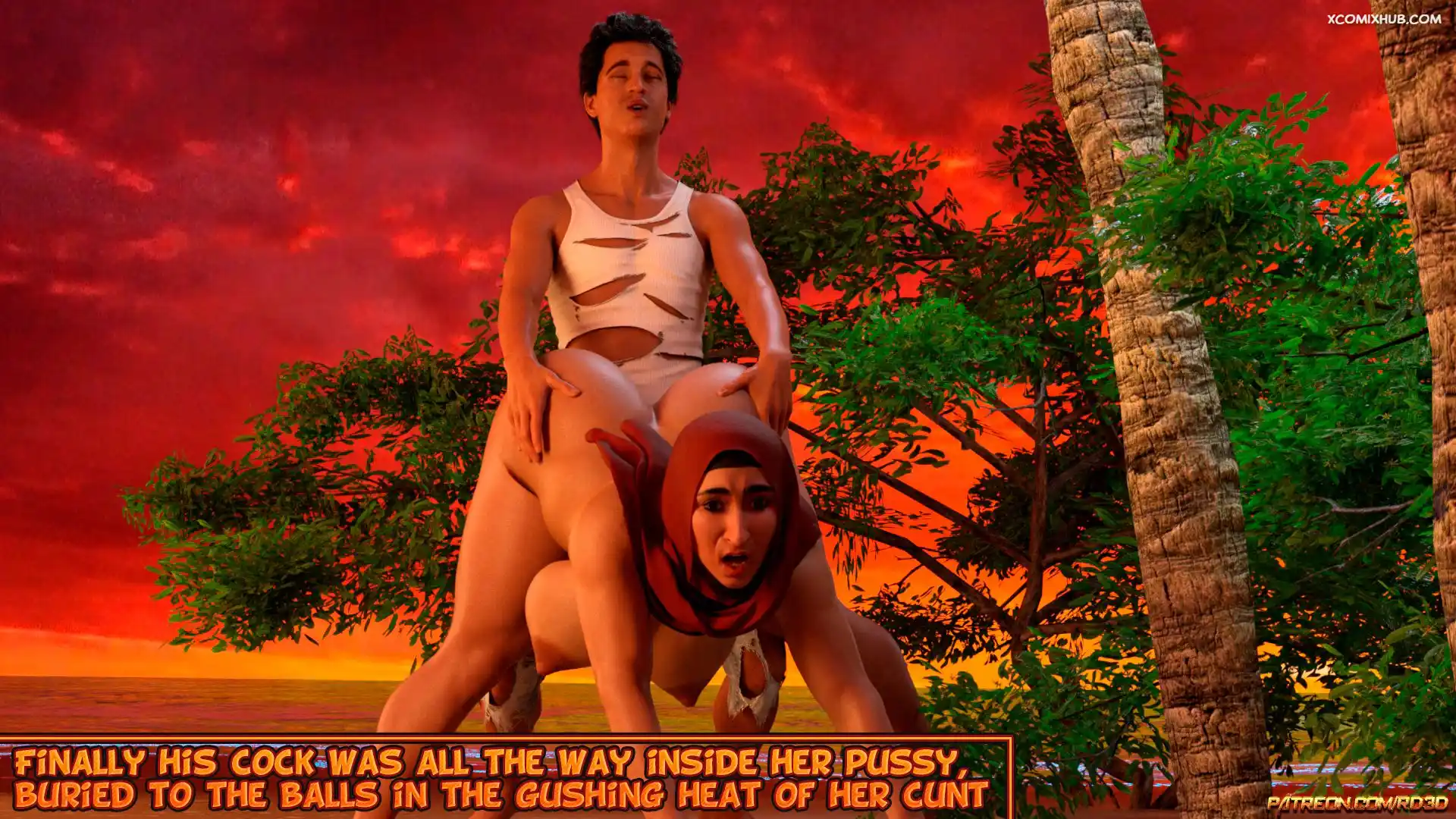 Hijab Amateures Lust Island Realdeal3d 063 Comic Page 63