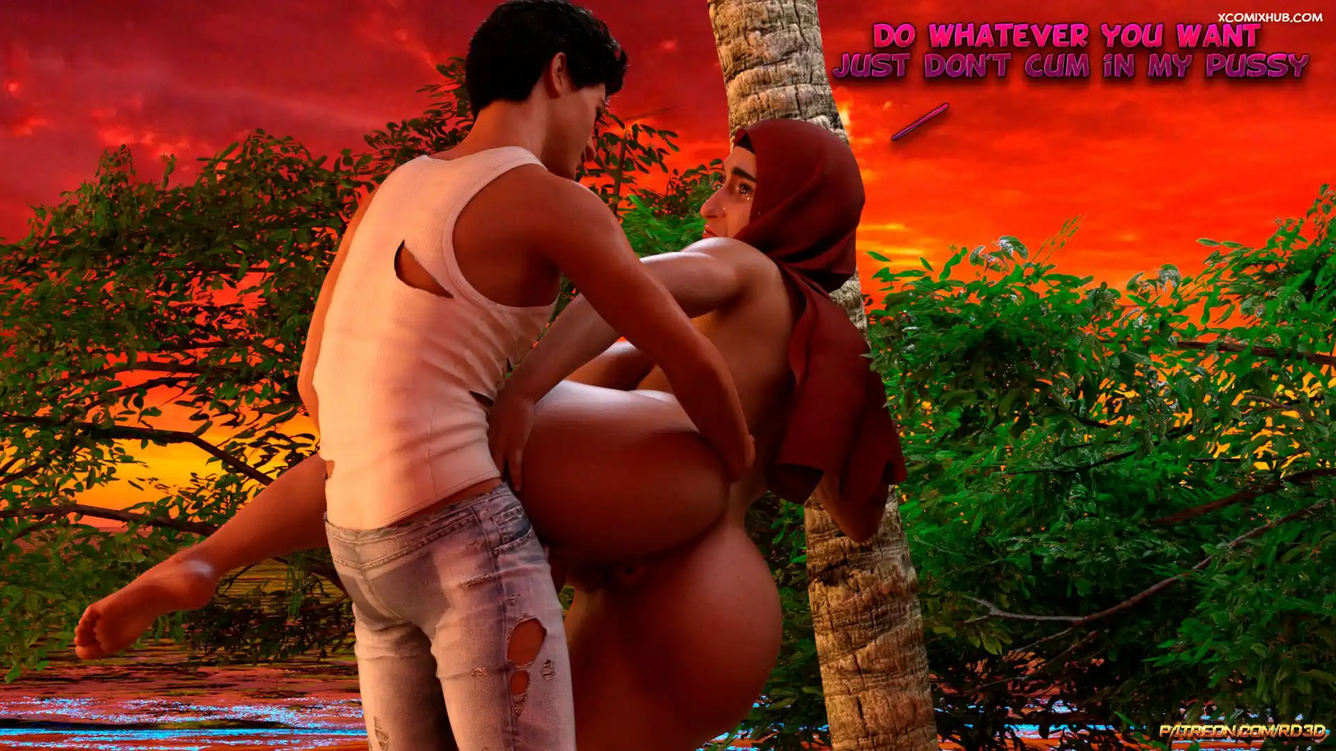 Hijab Amateures Lust Island Realdeal3d 067 Comic Page 67