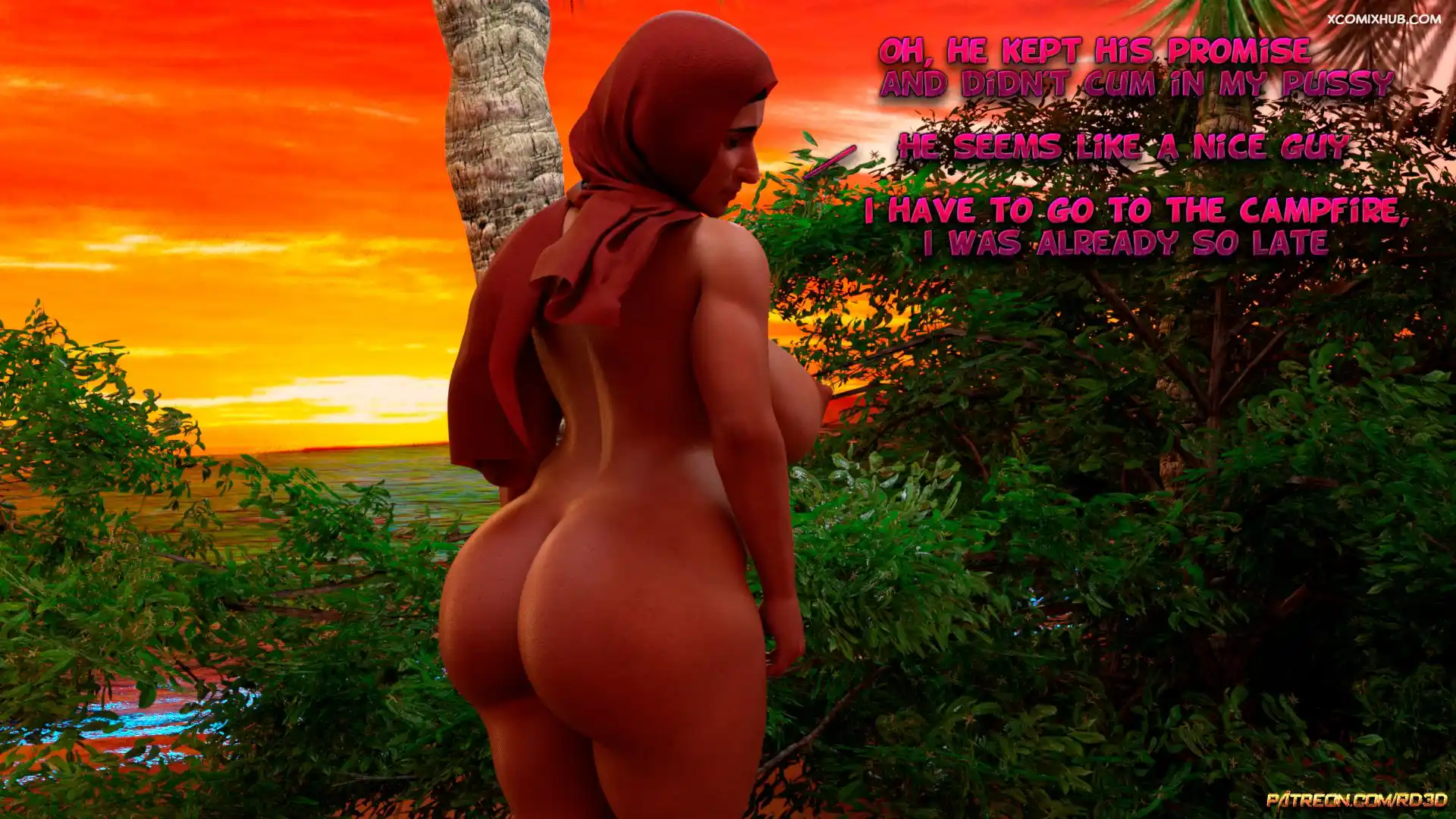 Hijab Amateures Lust Island Realdeal3d 075 Comic Page 75