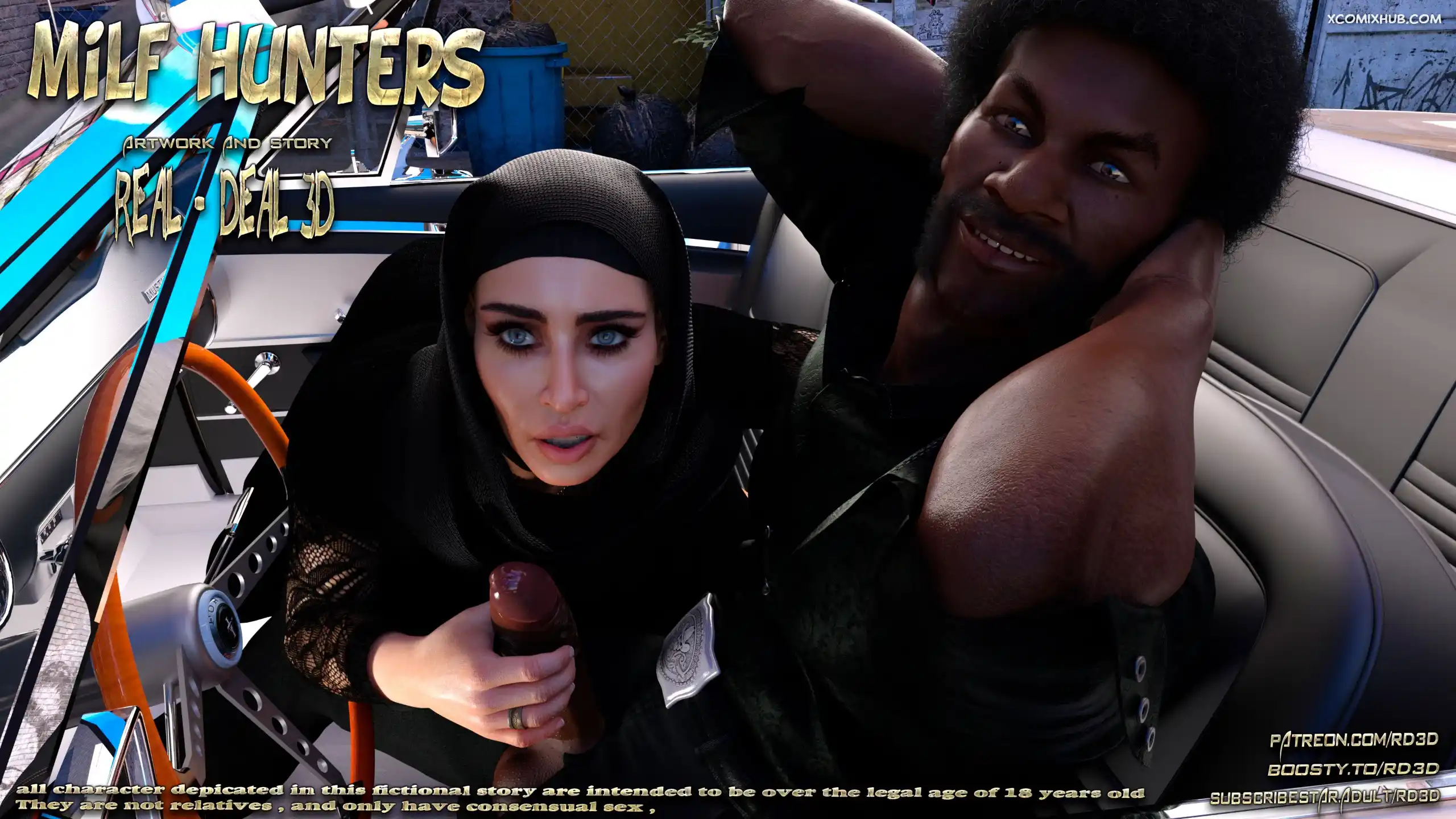 Hijab Amateures Milf Hunters Realdeal3d 001 Comic Page 1