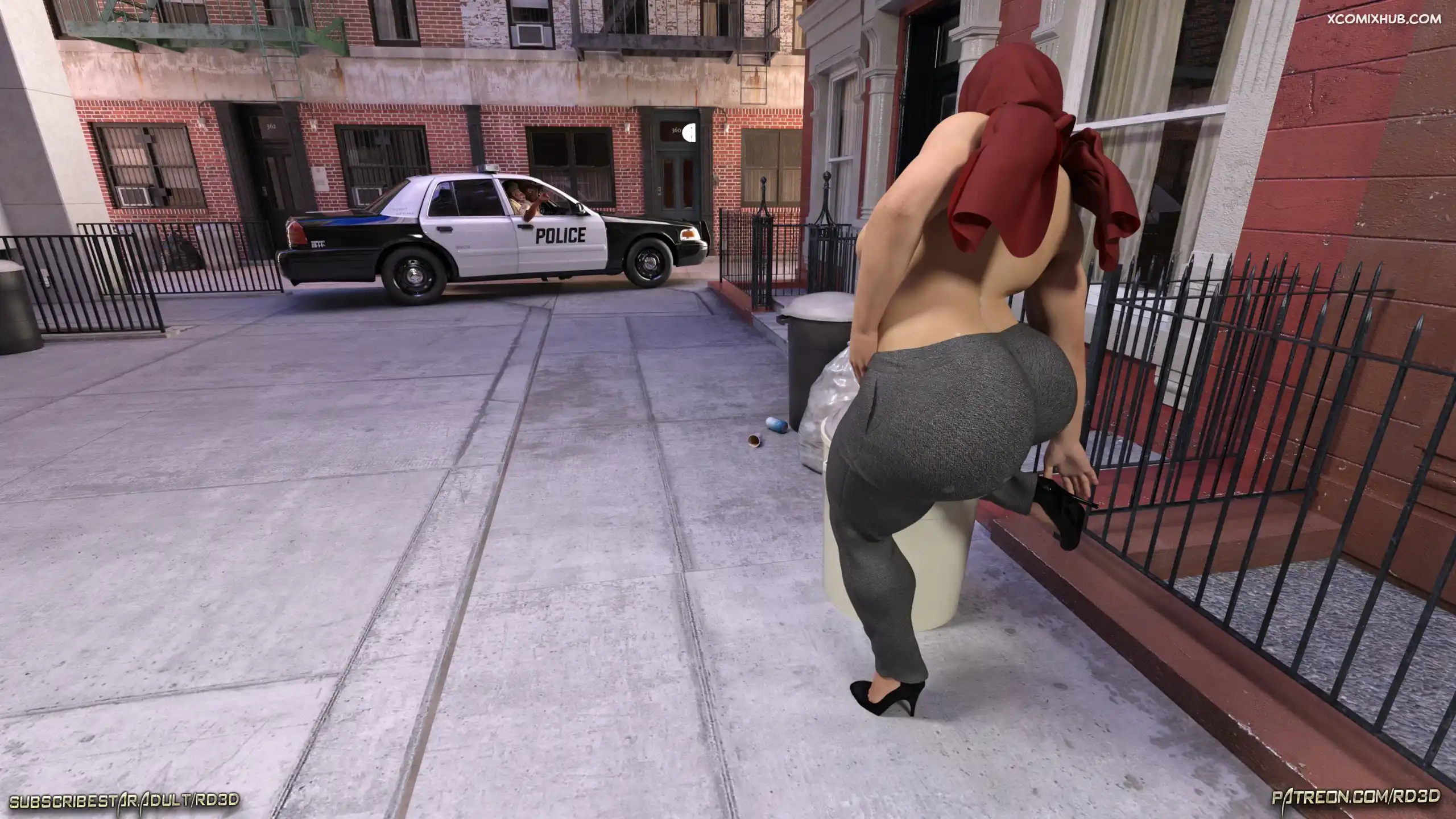 Hijab Amateures Mrs Assad One Day Story Text Realdeal3d 050 Comic Page 50