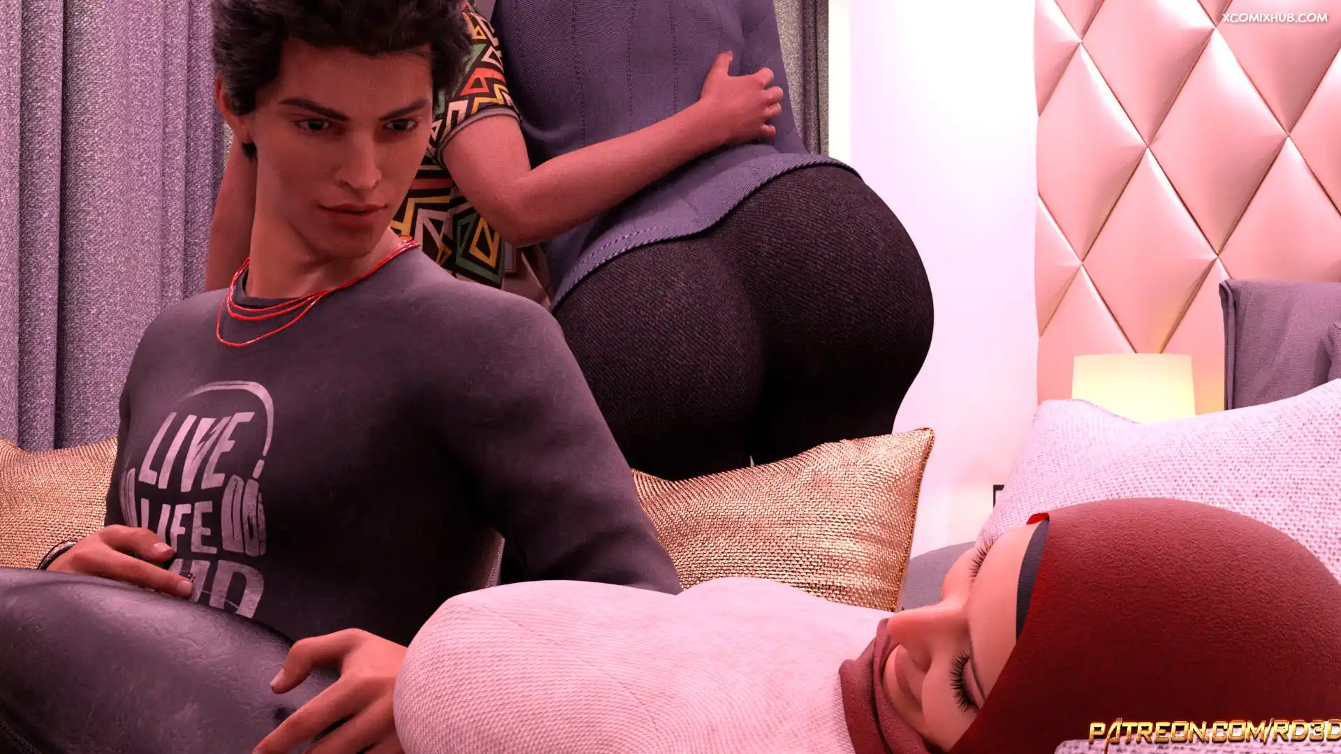 Hijab Amateures New Year Party Realdeal3d 005 Comic Page 5