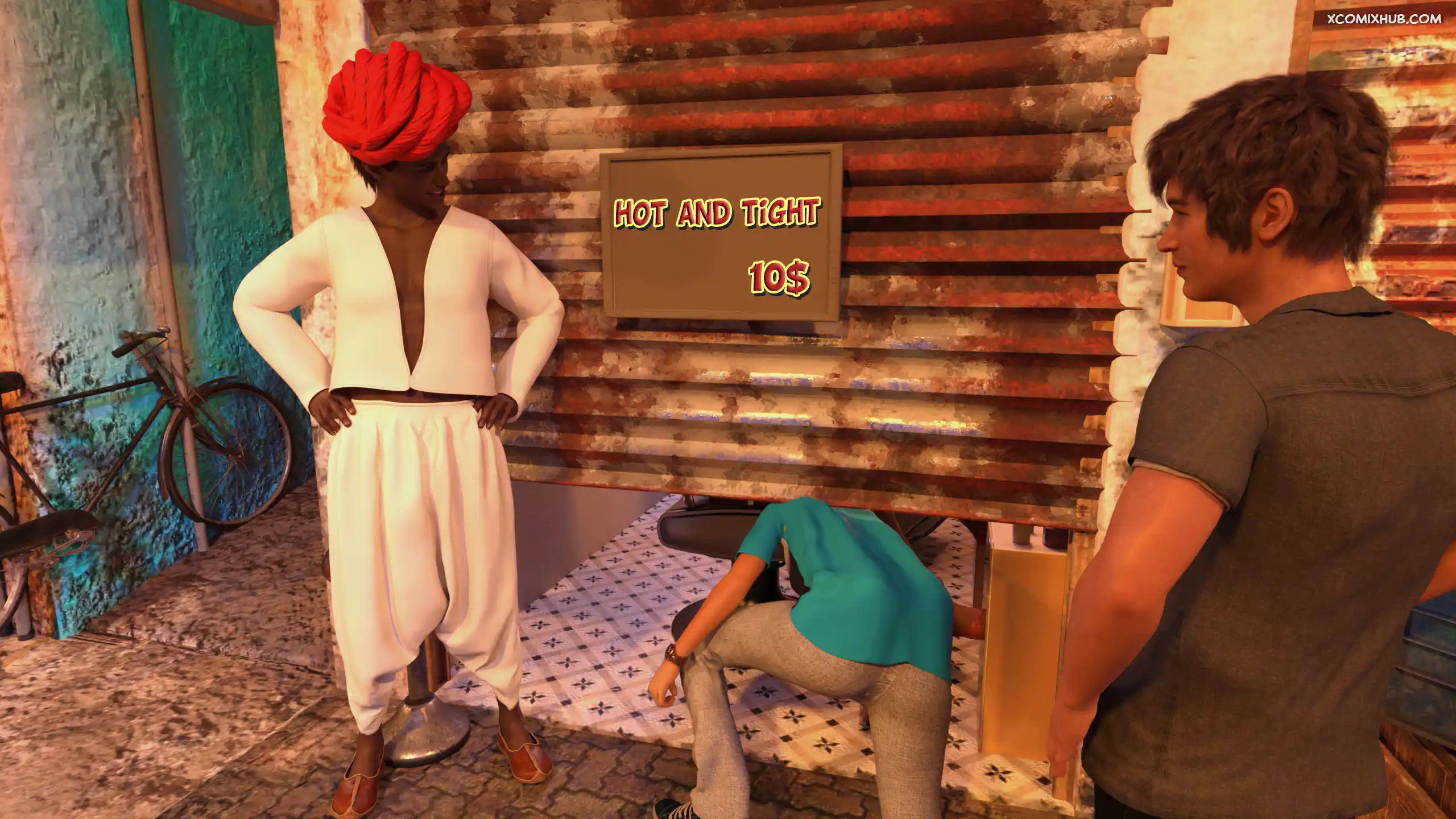 Hijab Amateures Tricky Street Realdeal3d 024 Comic Page 24