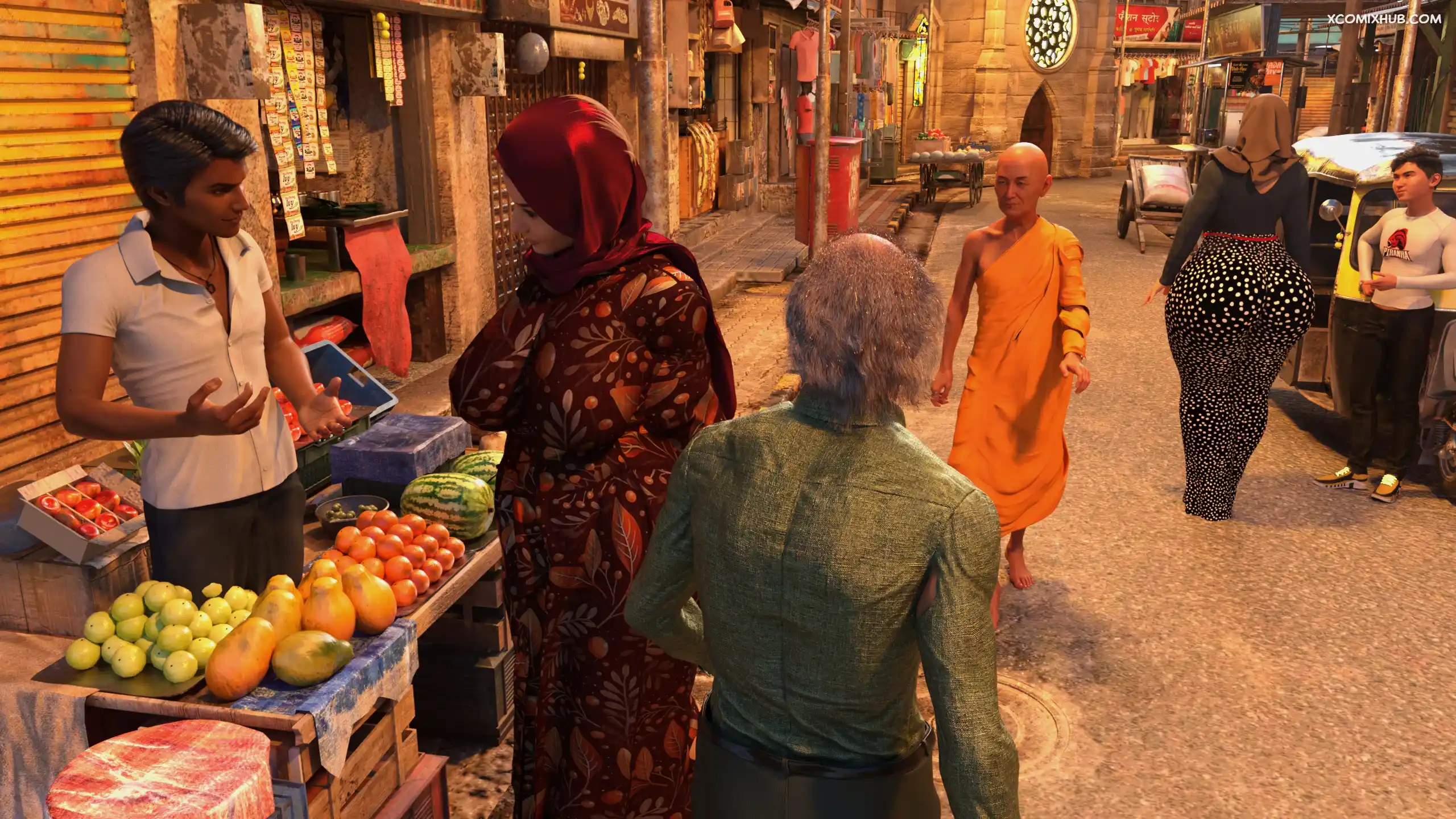 Hijab Amateures Tricky Street Realdeal3d 027 Comic Page 27