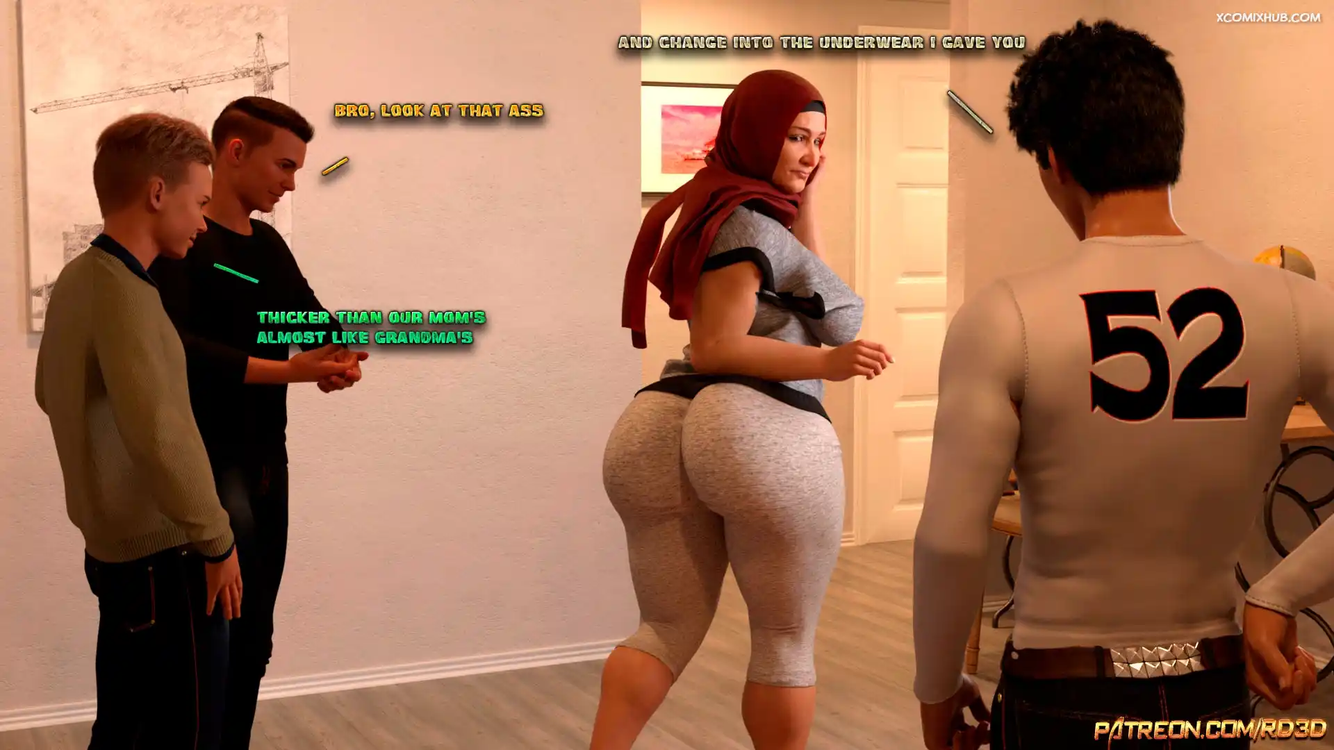 Hijab Amateures Weak Points Chapter 1 Realdeal3d 011 Comic Page 11