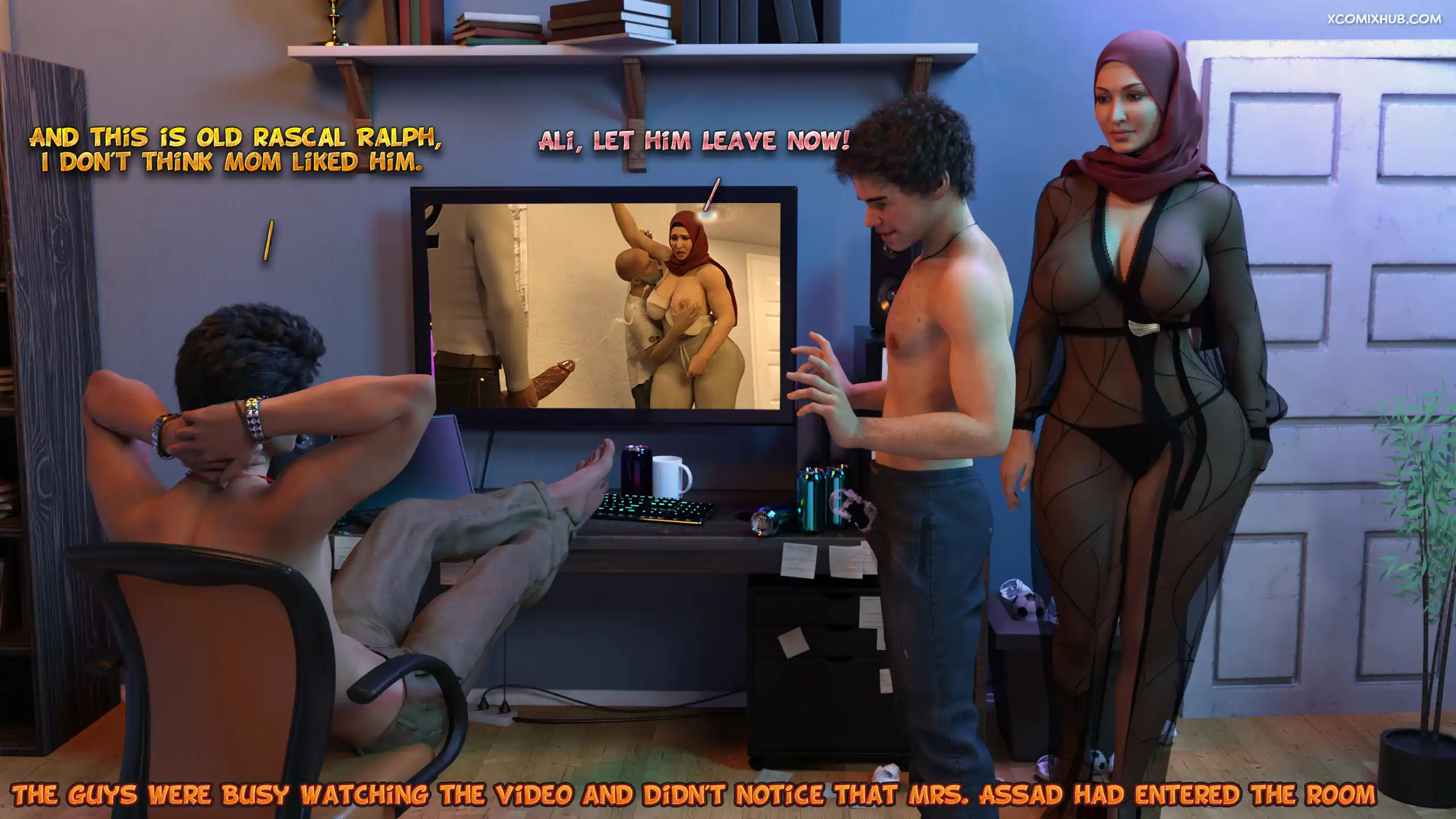 Hijab Amateures Weak Points Chapter 10 Realdeal3d 004 Comic Page 4