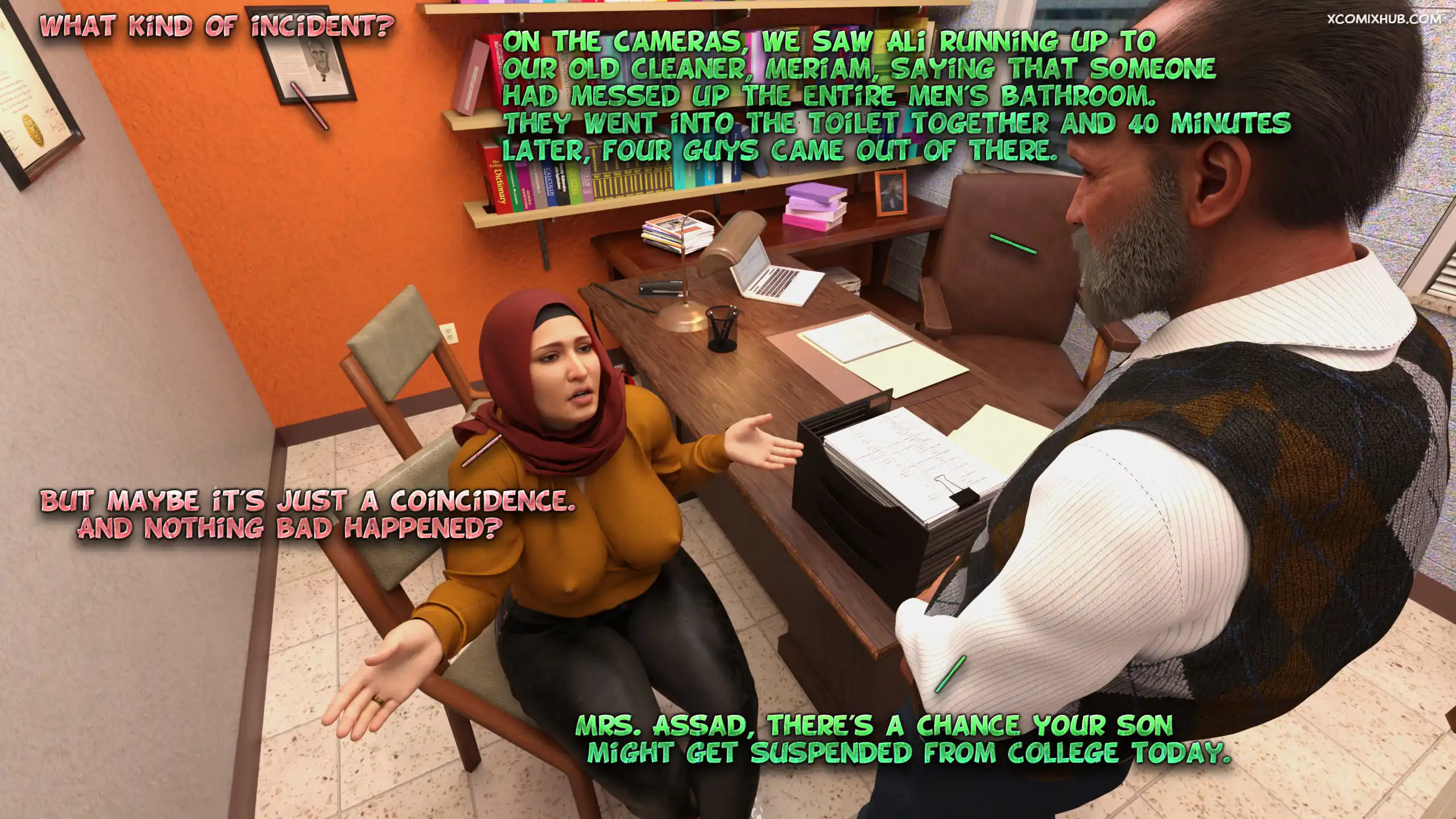 Hijab Amateures Weak Points Chapter 10 Realdeal3d 016 Comic Page 16