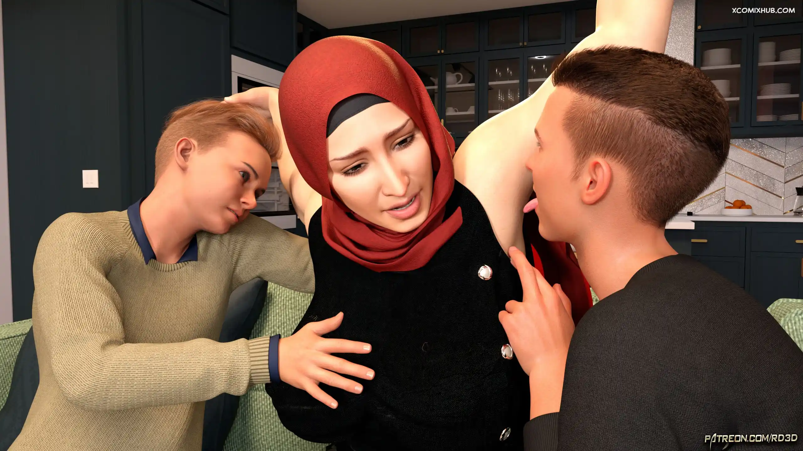 Hijab Amateures Weak Points Chapter 2 Realdeal3d 017 Page 17 Hijab Amateures Weak Points Chapter 2 Realdeal3d 017 Comic Page 17