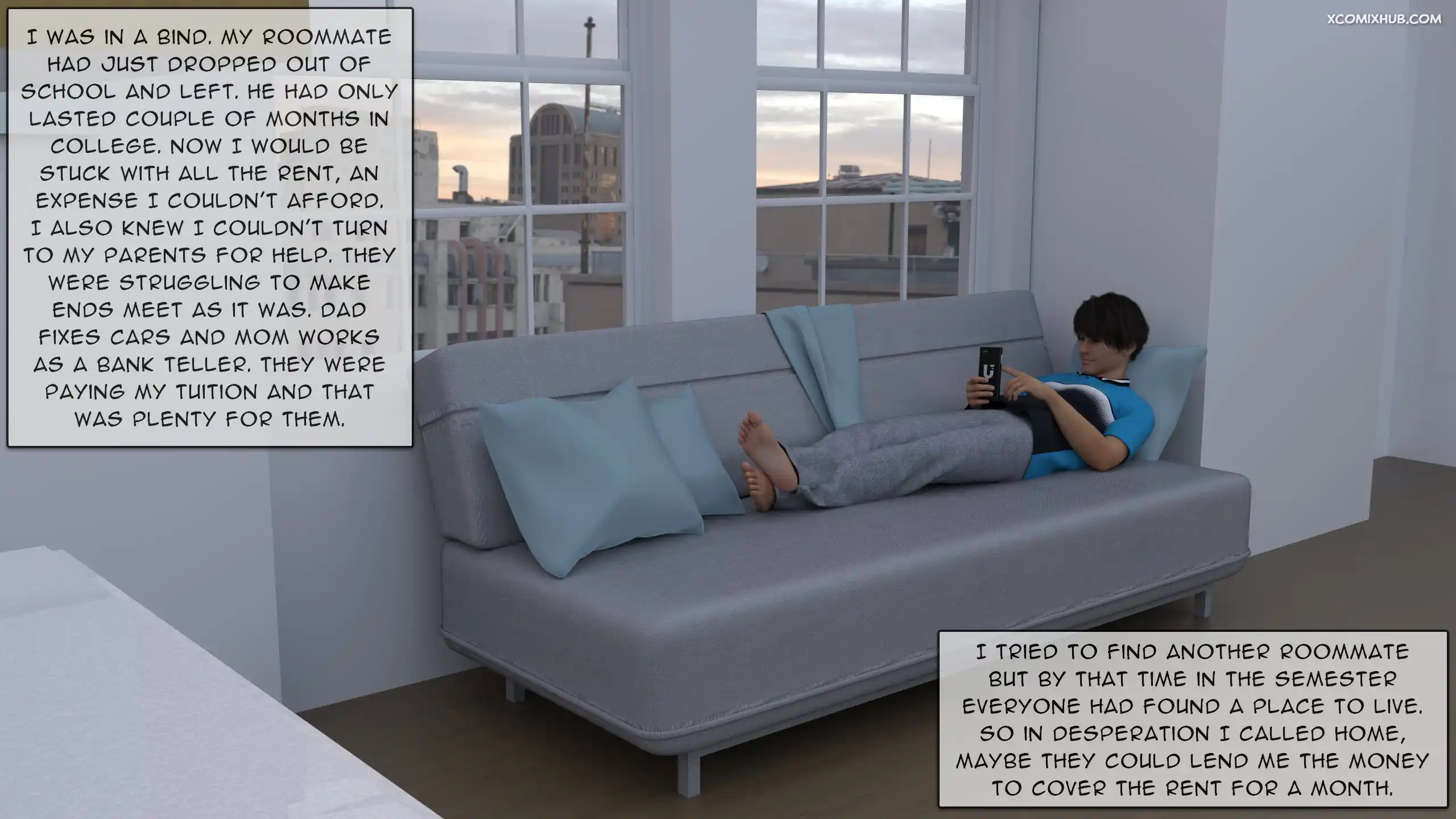 Rooming With Mom Chapter 1 Ribu Saturnsky69 002 Page 2 Rooming With Mom Chapter 1 Ribu Saturnsky69 002 Comic Page 2